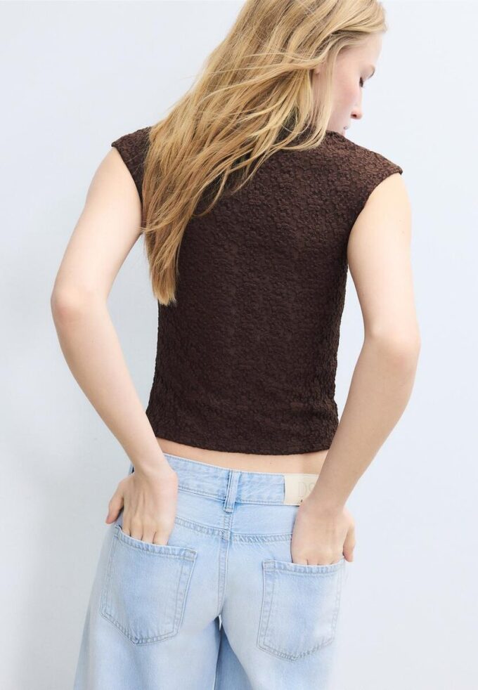 Tricou în stil Qipao din dantelă Tricou în stil Qipao din dantelă