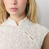 Tricou în stil Qipao din dantelă Tricou în stil Qipao din dantelă