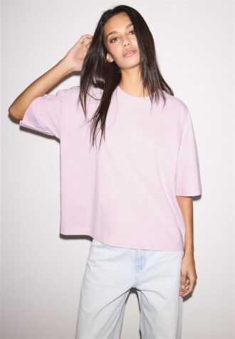 Tricou oversize cu mânecă scurtă