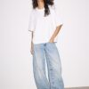 Tricou oversize cu mânecă scurtă Tricou oversize cu mânecă scurtă