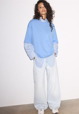 Tricou oversize cu mânecă scurtă