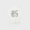 Tricou oversize din dantelă cu detalii grafice Tricou oversize din dantelă cu detalii grafice