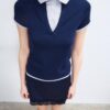 Tricou polo cu mâneci scurte, cu două straturi