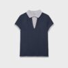 Tricou polo cu mâneci scurte, cu două straturi