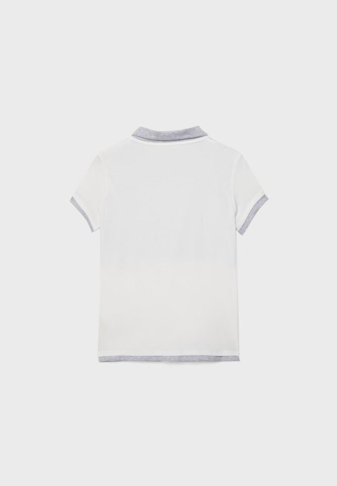 Tricou polo cu mâneci scurte, cu două straturi