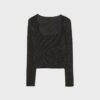 Tricou Seamless cu decolteu pătrat Tricou Seamless cu decolteu pătrat