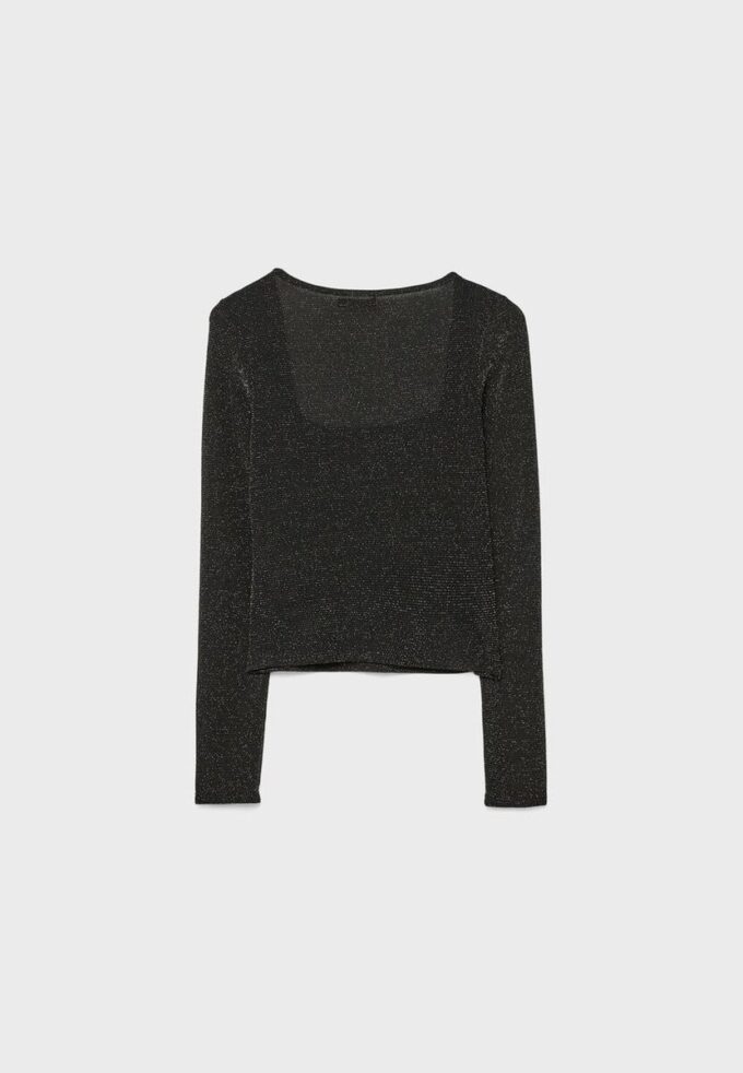 Tricou Seamless cu decolteu pătrat Tricou Seamless cu decolteu pătrat
