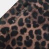 Trusă de toaletă cu imprimeu leopard și fermoar
