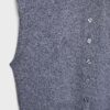 Vestă din tricot cu umeri căptușiți Vestă din tricot cu umeri căptușiți